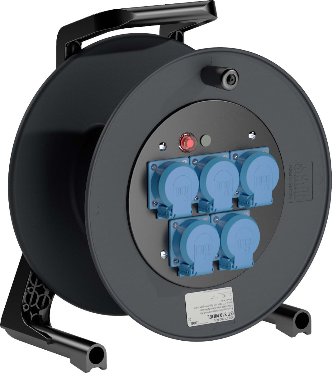 Spezialgummi-Kabeltrommel GT 310.MD5L