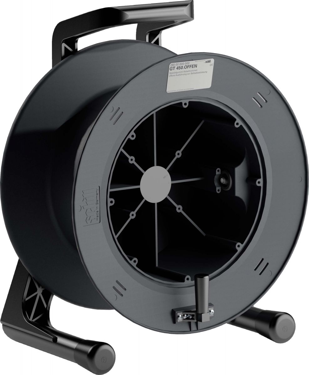 Spezialgummi-Kabeltrommel GT 450.OFFEN
