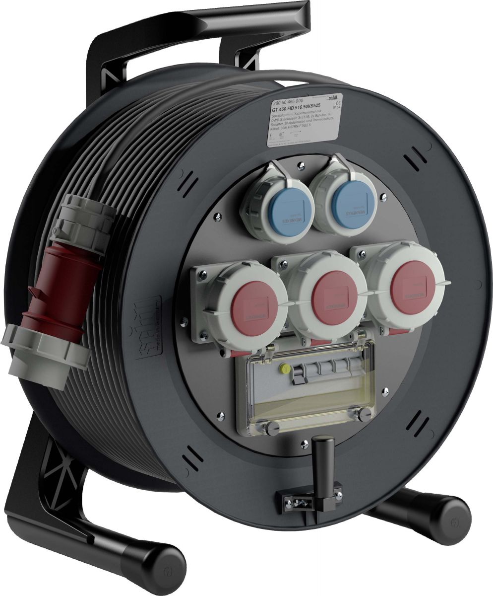 Spezialgummi-Kabeltrommel GT 450FID51650KS525