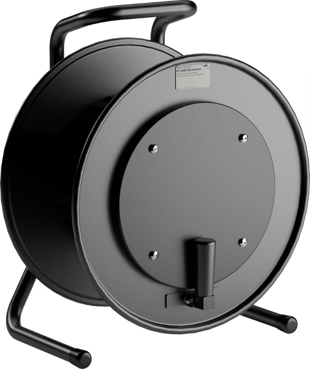 Stahlblech-Kabeltrommel HT 300K.S0-schwarz