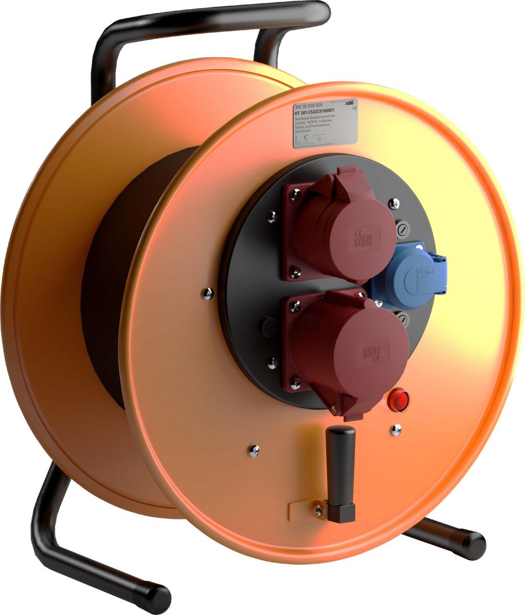 Stahlblech-Kabeltrommel HT 381.C532C516MD1