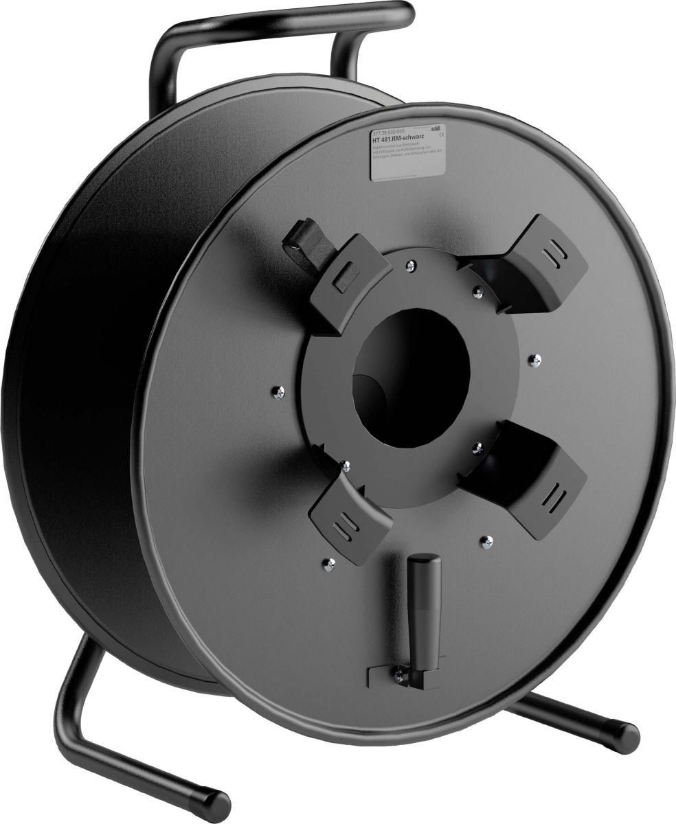Stahlblech-Kabeltrommel HT 481.RM-schwarz