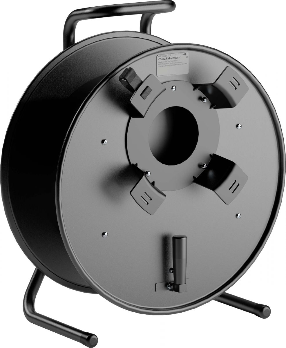 Stahlblech-Kabeltrommel HT 482.RM-schwarz
