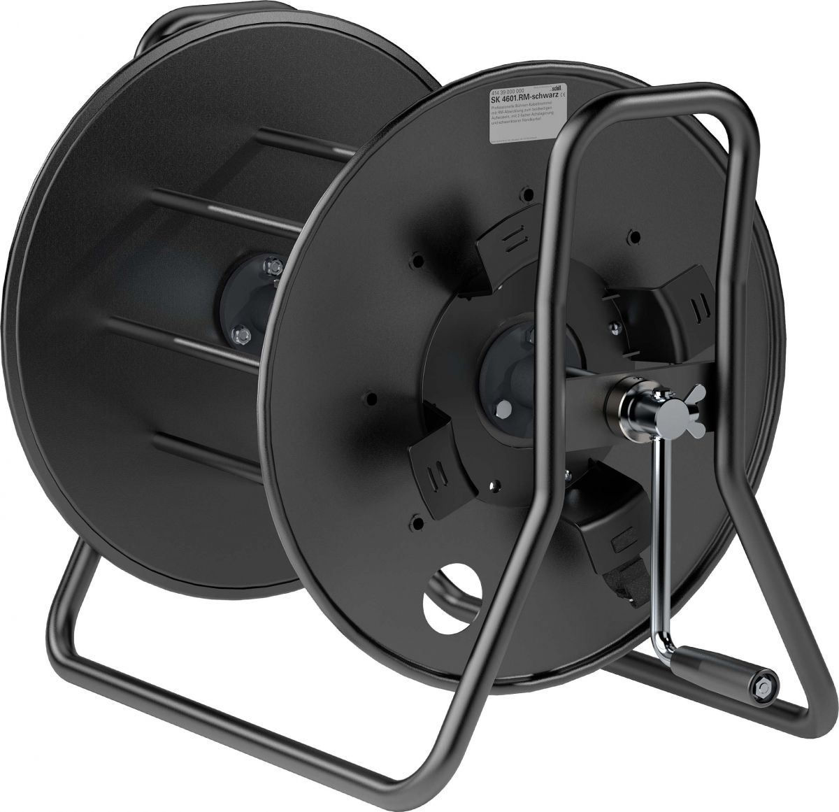 Stahlblech-Kabeltrommel SK 4601.RM-SCHWARZ