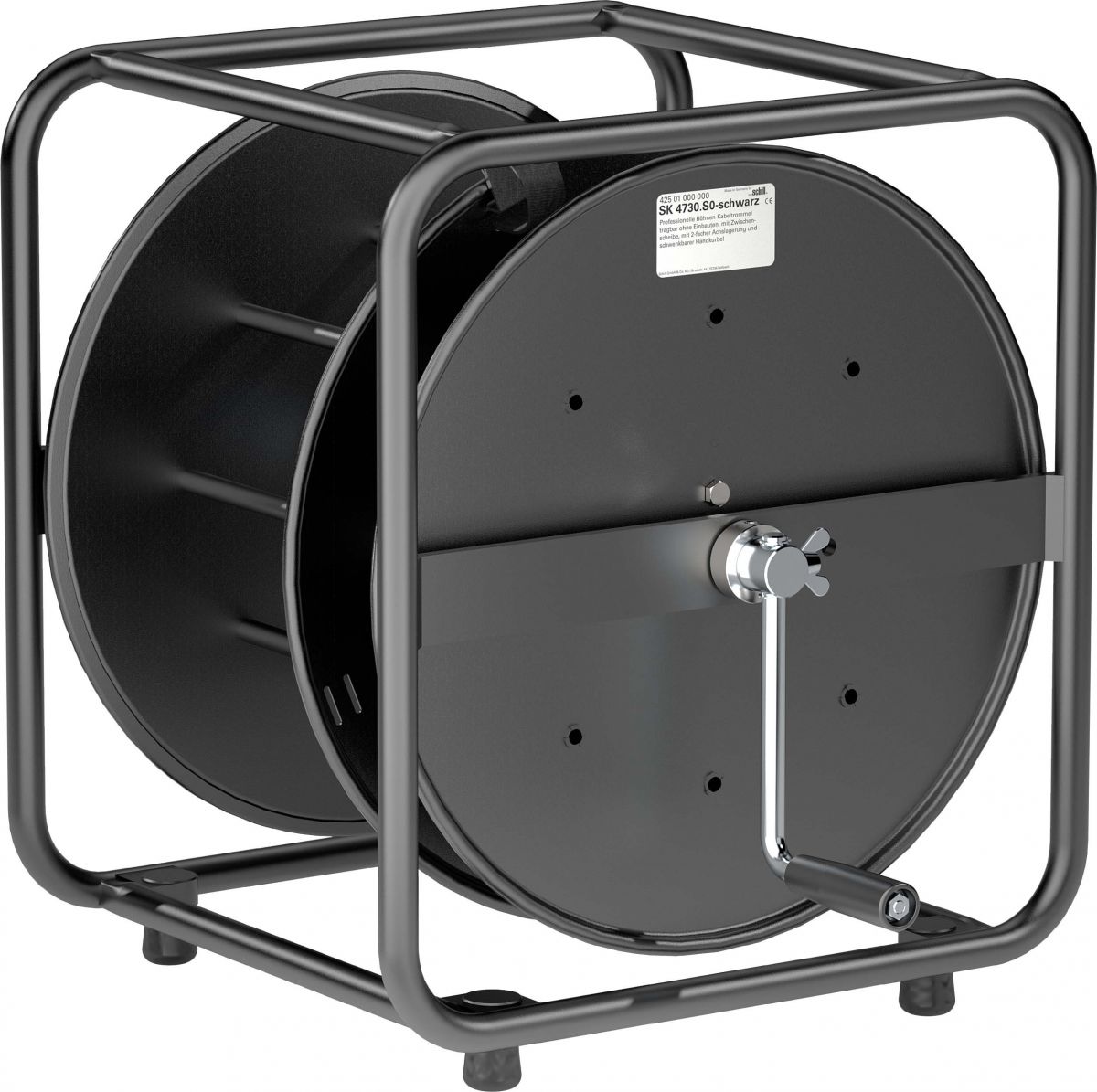 Stahlblech-Kabeltrommel SK 4730.S0-schwarz
