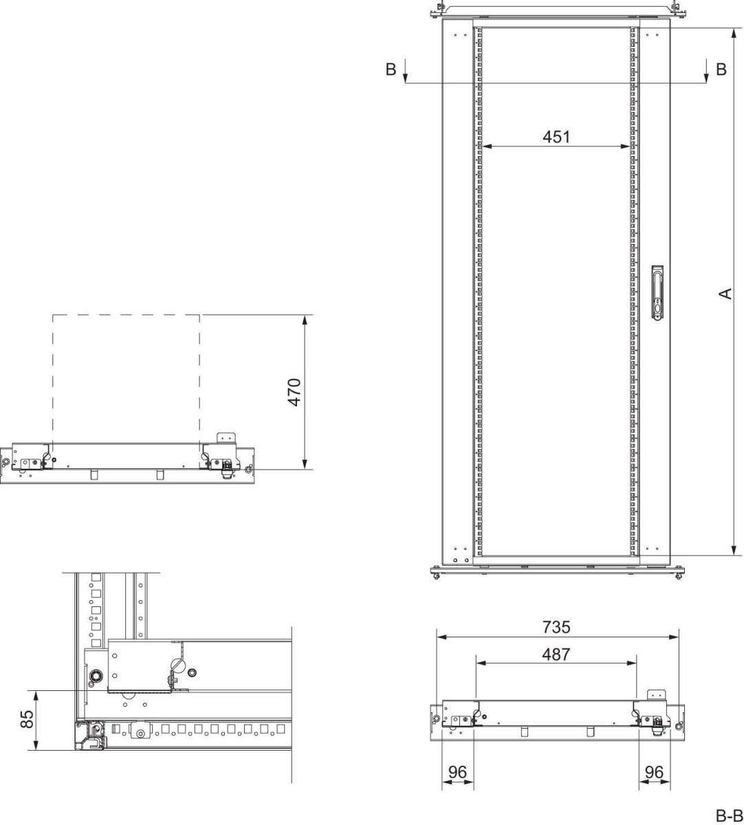 19 Zoll-Rahmen SF/SM NSYRSW31 19 Zoll-Rahmen SF/SM NSYRSW31