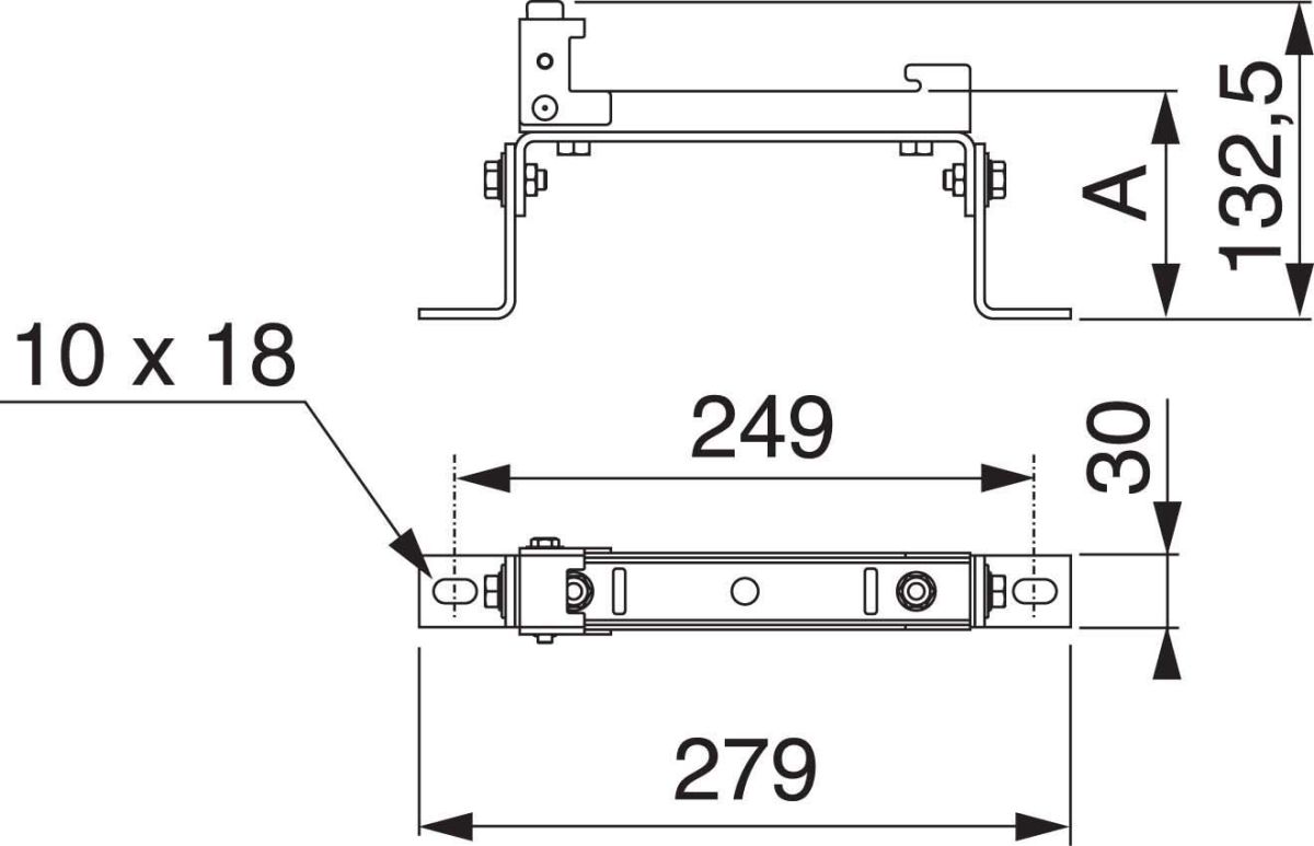 Bodenhalterung KSB1000ZV2 Bodenhalterung KSB1000ZV2