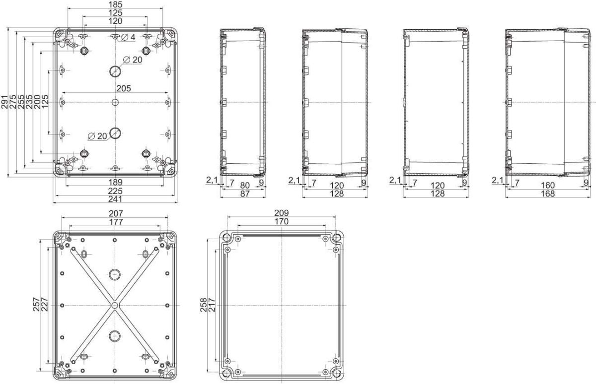 Industriegehäuse NSYTBP292412