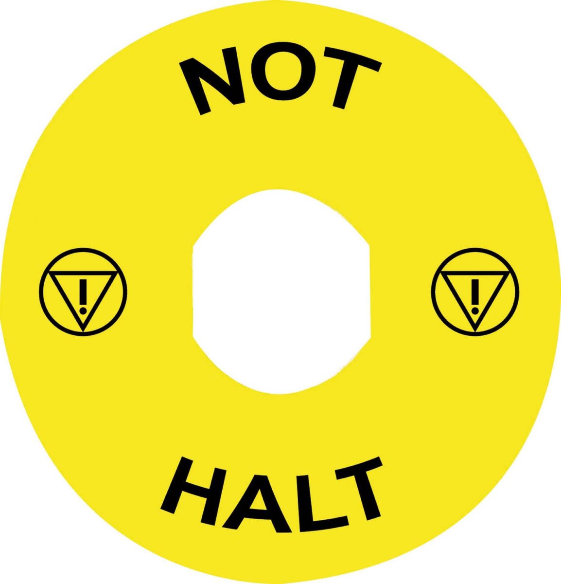 Not-Halt-Schild ZBY9230T Not-Halt-Schild ZBY9230T