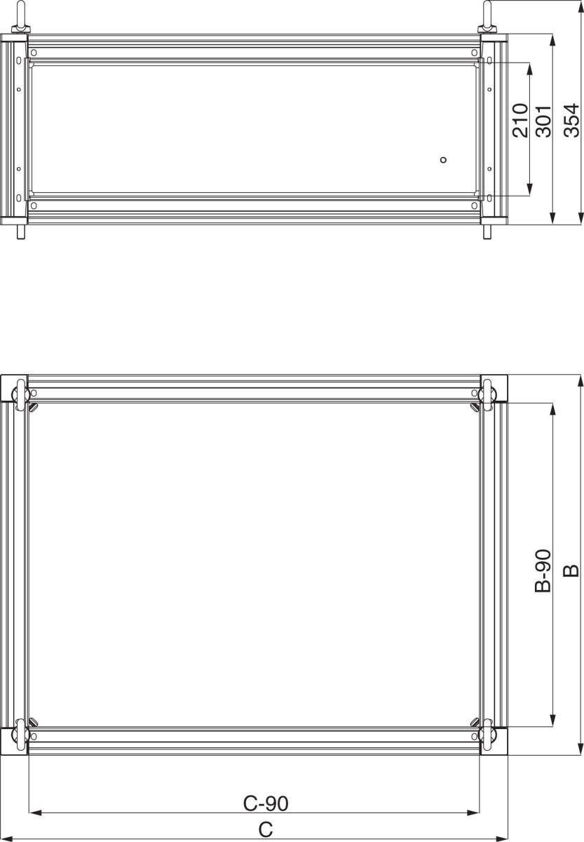 Sammelschienenraum SF IP71 NSYTBC388
