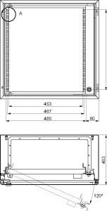 Schwenkrahmen 20HE B600 NSYVDM20UP Schwenkrahmen 20HE B600 NSYVDM20UP
