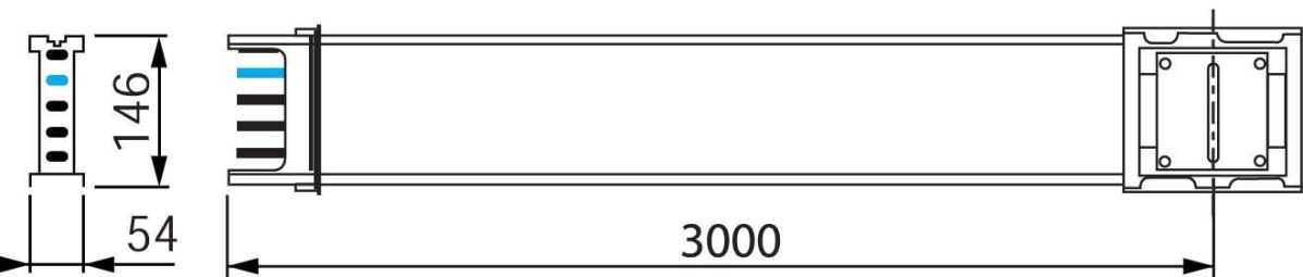 Transportstreckenstück KSA400ET430