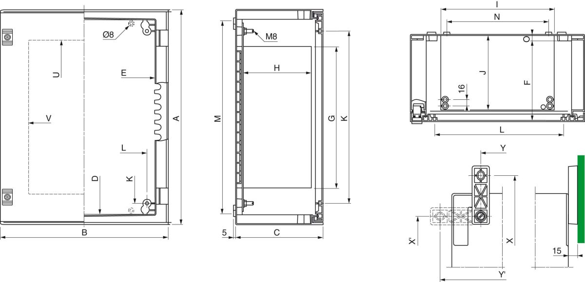 Wandschrank NSYPLM43G