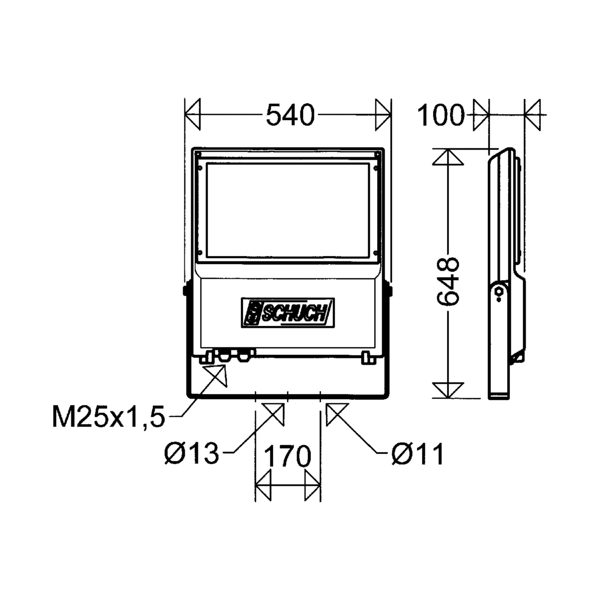 LED-Hallenleuchte 7800 L420 SSK