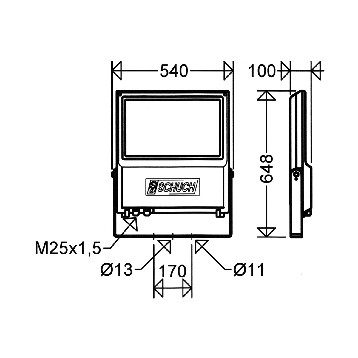 LED-Scheinwerfer 7800 12803TB