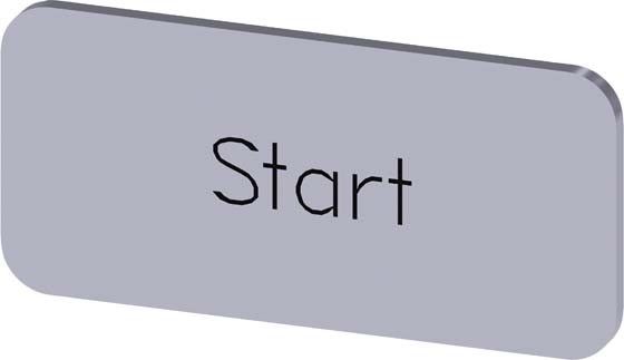 Bezeichnungsschild 3SU1900-0AC81-0DT0