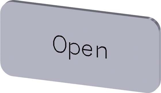 Bezeichnungsschild 3SU1900-0AC81-0DW0