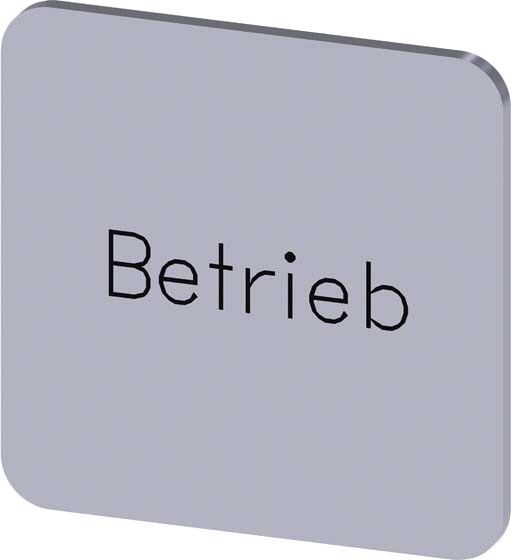 Bezeichnungsschild 3SU1900-0AF81-0AP0 Bezeichnungsschild 3SU1900-0AF81-0AP0