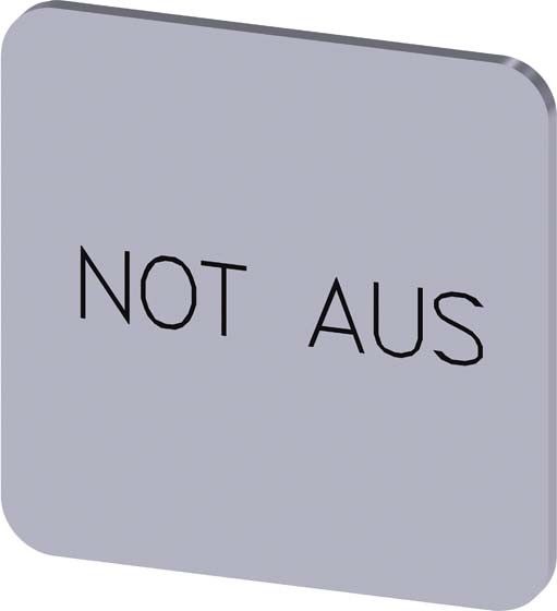 Bezeichnungsschild 3SU1900-0AF81-0AS0