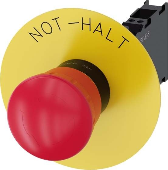 Not-Halt-Pilzdrucktaster 3SU1100-1HB20-3FH0