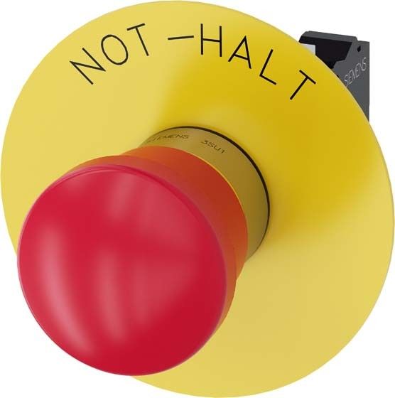 Not-Halt-Pilzdrucktaster 3SU1150-1HA20-3CH0 Not-Halt-Pilzdrucktaster 3SU1150-1HA20-3CH0