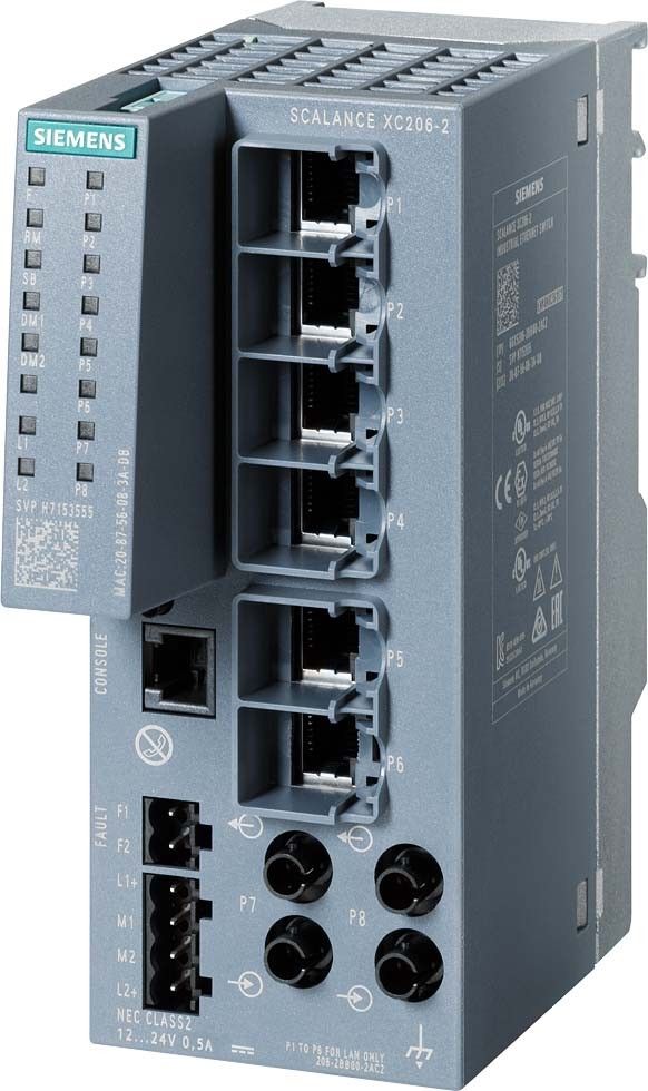 SCALANCE XC206-2 Managed 6AG1206-2BB00-7AC2 SCALANCE XC206-2 Managed 6AG1206-2BB00-7AC2