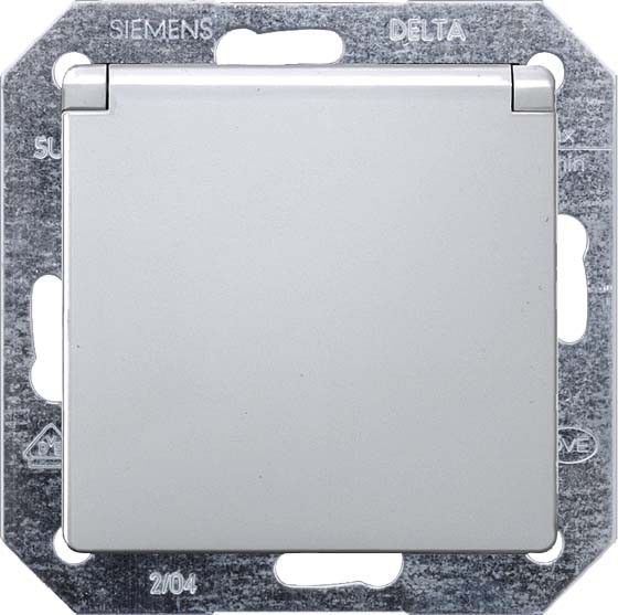 Steckdose 5UB1937 aluminium-metallic Steckdose 5UB1937 aluminium-metallic
