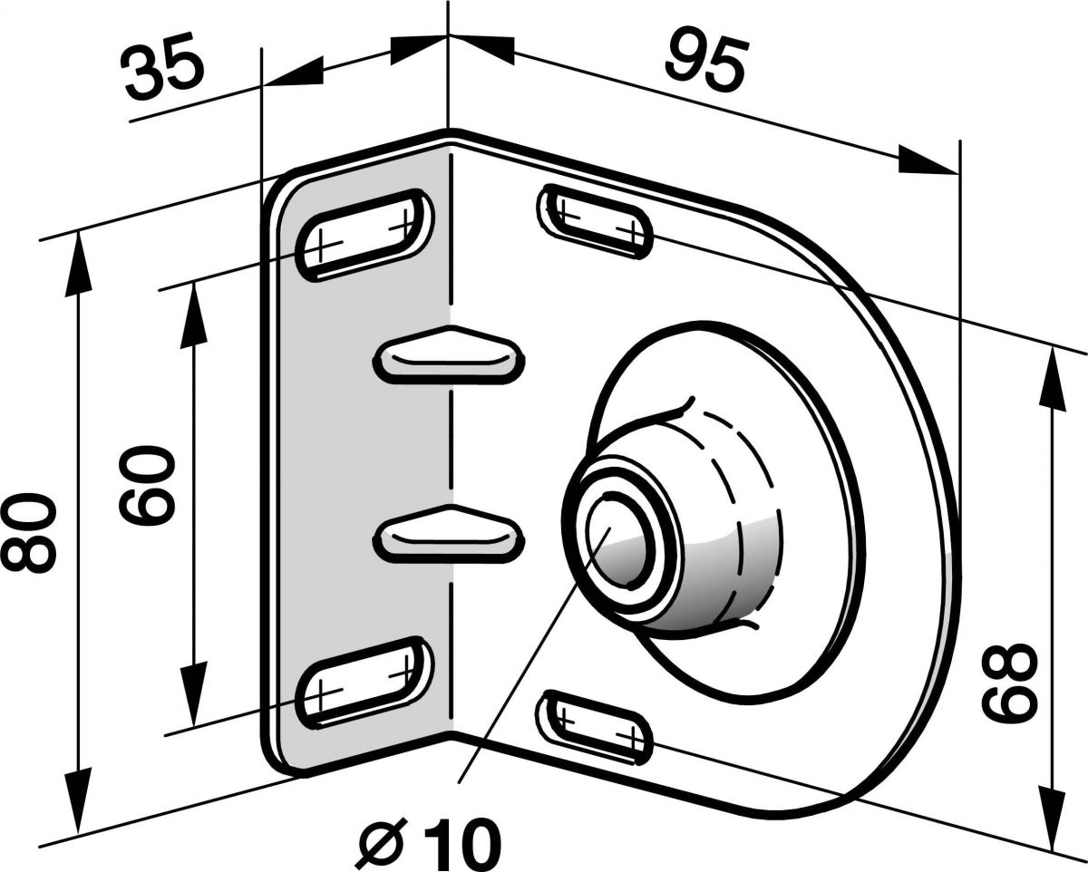 Flanschgegenlager 9410635 Flanschgegenlager 9410635