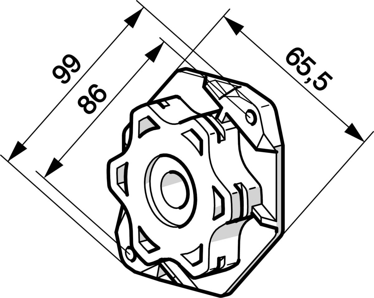 NHK-Kompakt Adapterlager 9910051