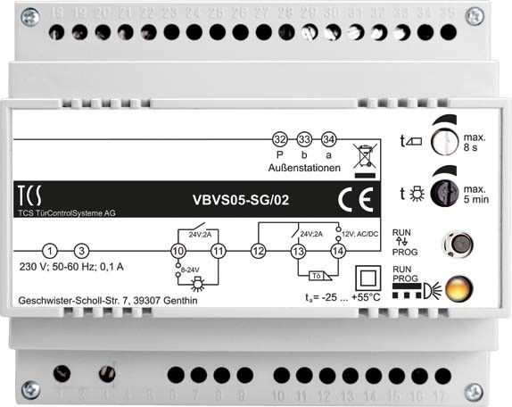BUS-Steuergerät VBVS05-SG/02 BUS-Steuergerät VBVS05-SG/02