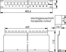 19Z Modulträger 1HE 100007022