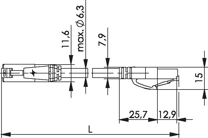 Patchkabel U/UTP Cat.6A 100009296