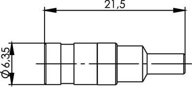 SMB-Kabelbuchse Au 50Ohm J01161A0761