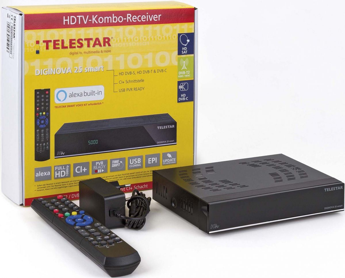 DVB-S2/T2 HDTV-Receiver DIGINOVA25Smart