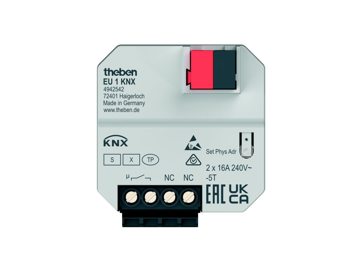 1-fach Funk-Aktor EU 1 KNX 1-fach Funk-Aktor EU 1 KNX