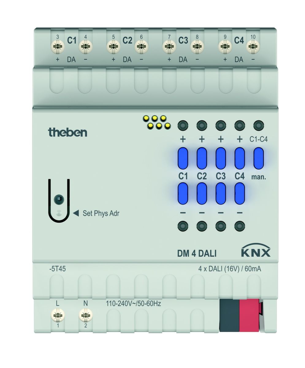DALI-Aktor DM 4 DALI KNX DALI-Aktor DM 4 DALI KNX