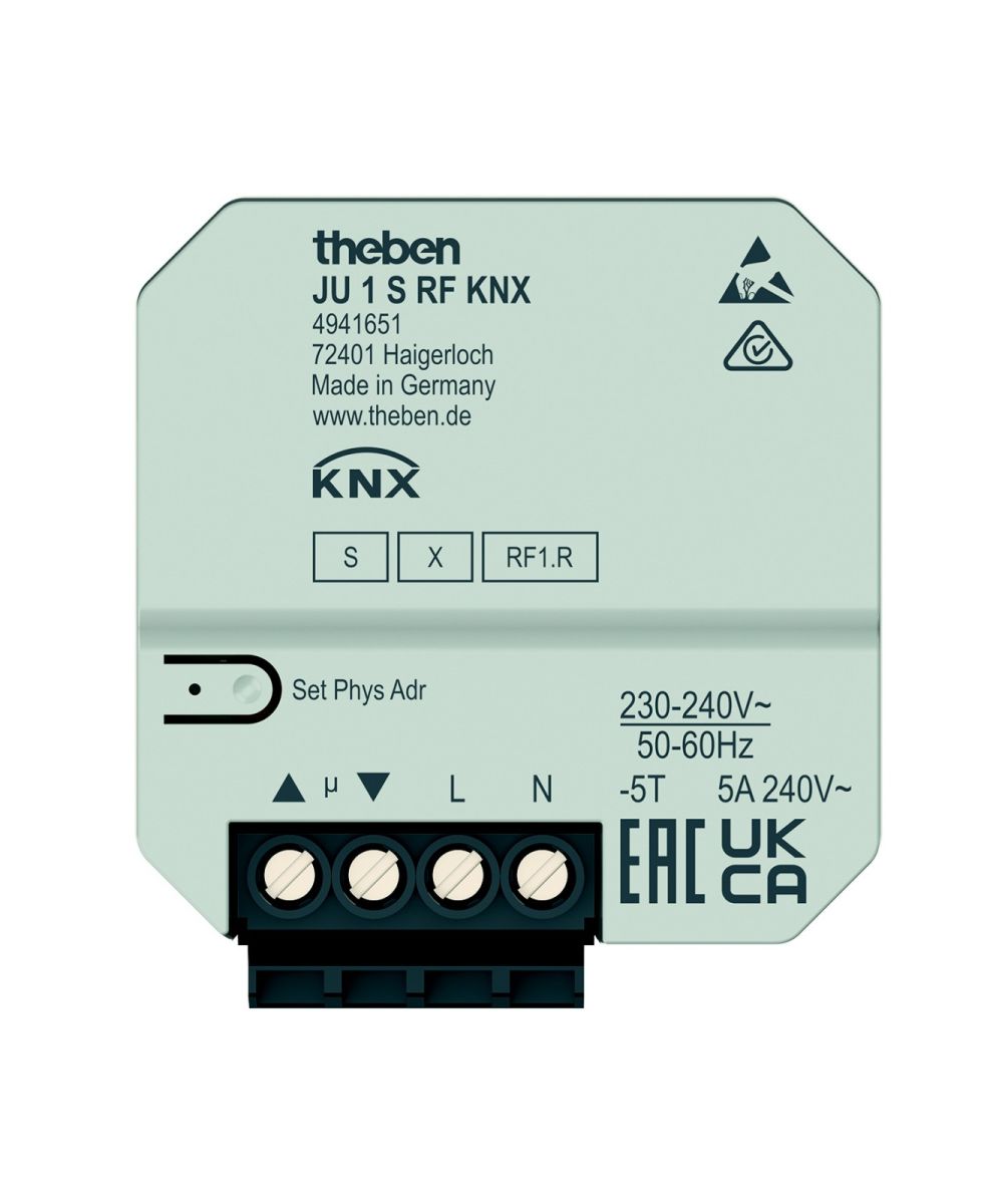Funk-Jalousiesaktor JU 1 S RF KNX Funk-Jalousiesaktor JU 1 S RF KNX