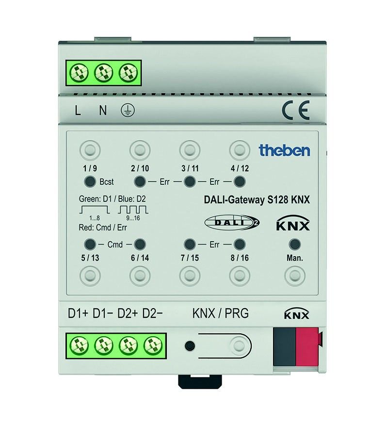 Schnittstelle 2-Kanal DALI-Gateway S128KNX