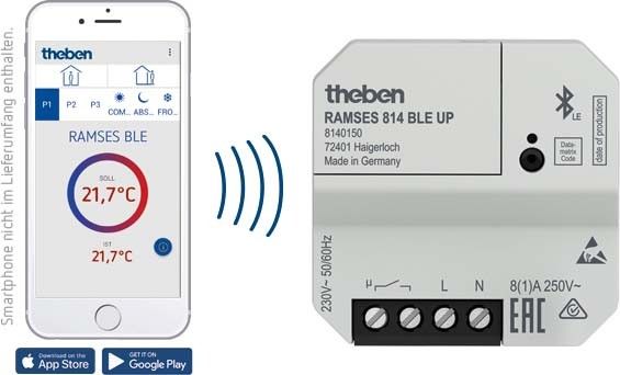 Uhrenthemostat RAMSES 814 BLE UP