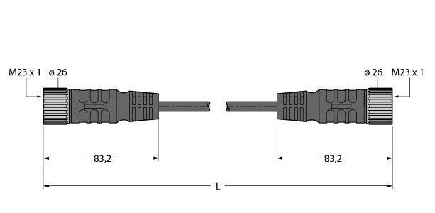Aktuator- u. Sensorleitung CSM CKM 19-19-3/S101
