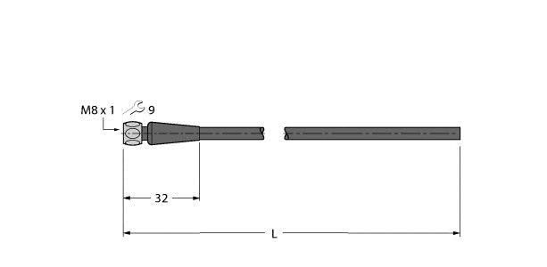 Anschlussleitung PKGH4M-25/TFG