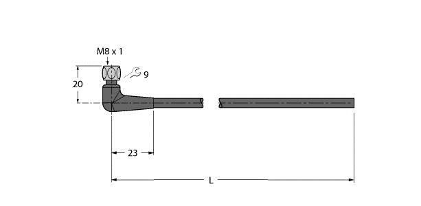 Anschlussleitung PKWH4M-10/TFG