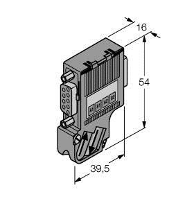 Busanschlussstecker D9T-RS485 #6890943