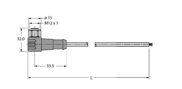 Feldbusleitung WKCV-FBY48BK-20M/5D