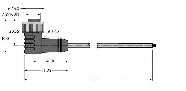 Feldbusleitung WKV-FBY49YE-25M/5D