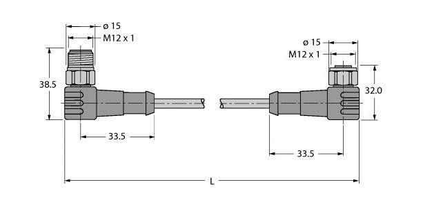 Feldbusleitung WSCVWKCVFBY48BU2M/5D
