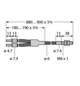 Glas-Lichtleiter BT23PM6