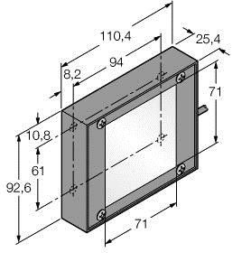 Hintergundleuchte LEDIB70X70W