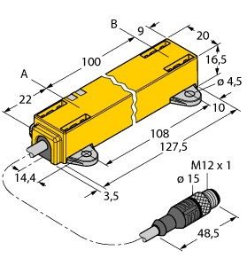 Induktiver Linearwegsensor LI100P1-Q #1590726