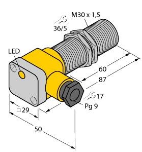 Induktiver Sensor BI10-G30SK-AP6X
